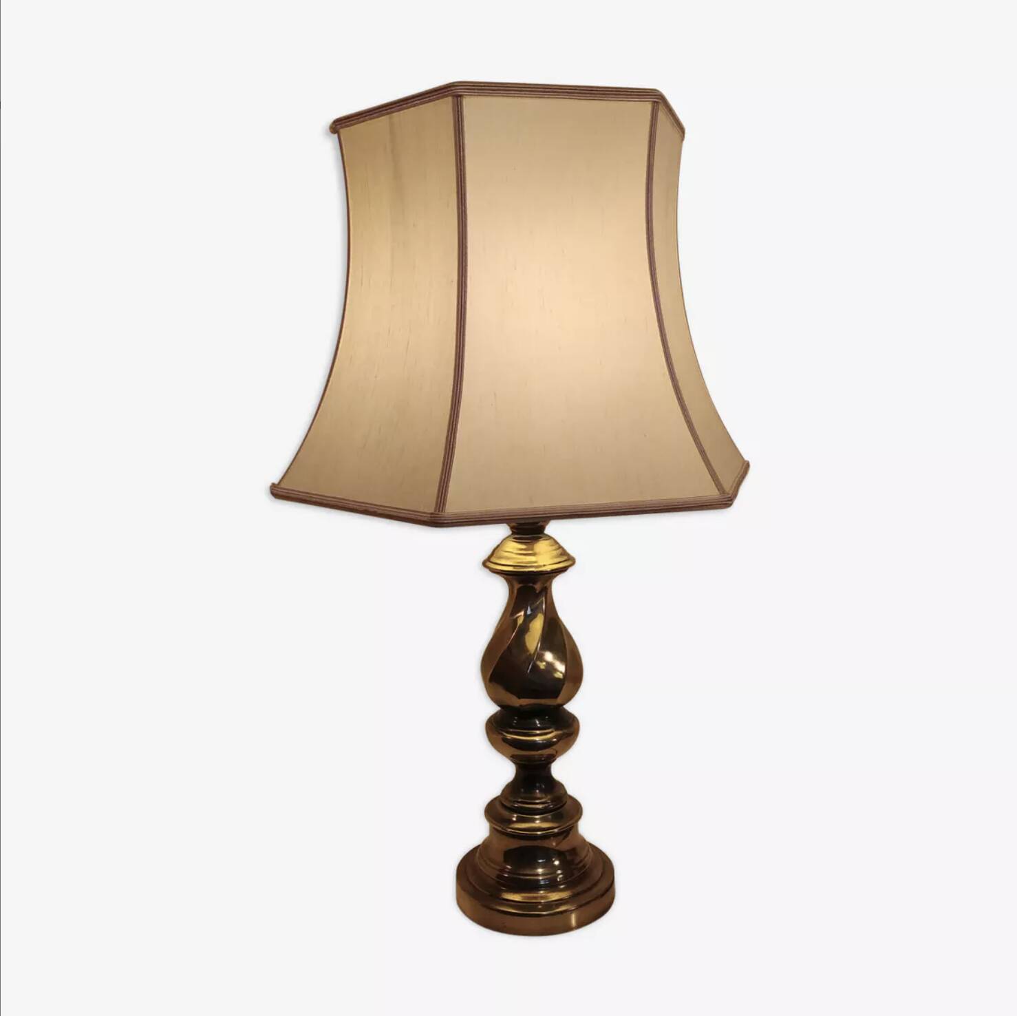 Brass lamp 70 cm