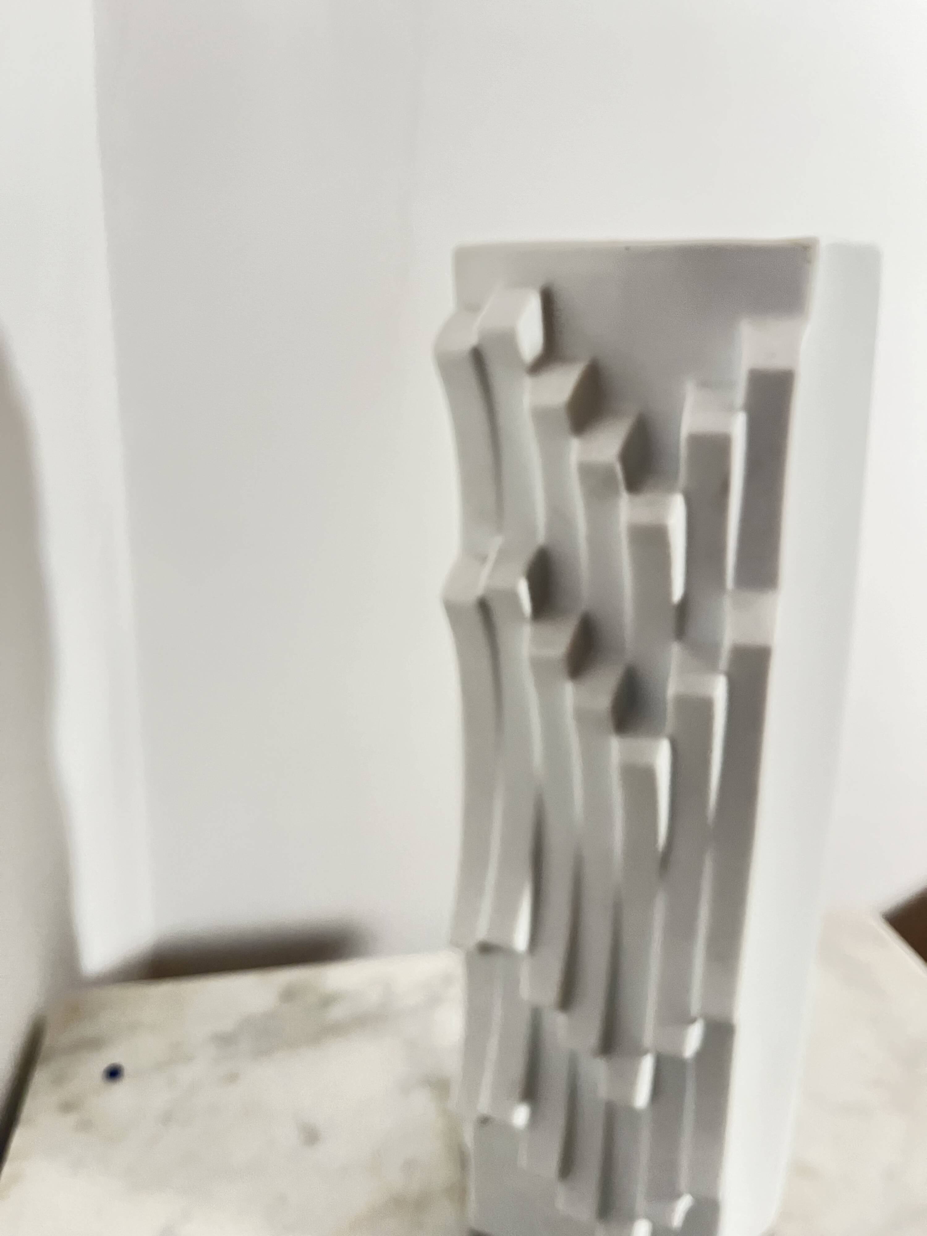 Vintage Bisque Porcelain Vase by Heinrich Fuchs for Hutschenreuther, 1960