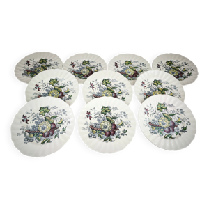 lot de 10 assiettes à