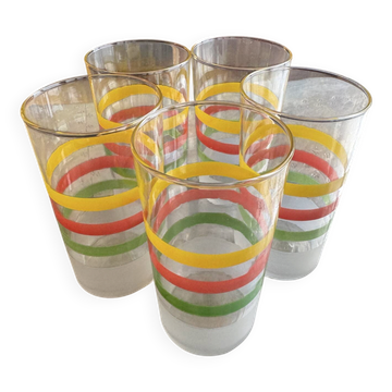 Verres à eau vintage