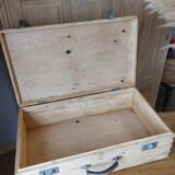 Wooden suitcase