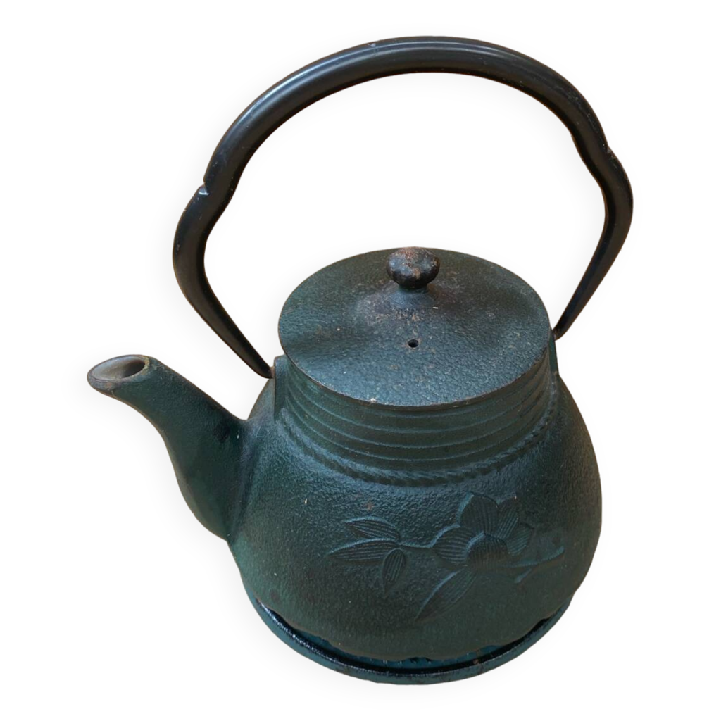 Théière Japonaise Complète - Fonte Moulée - Label Emmaüs