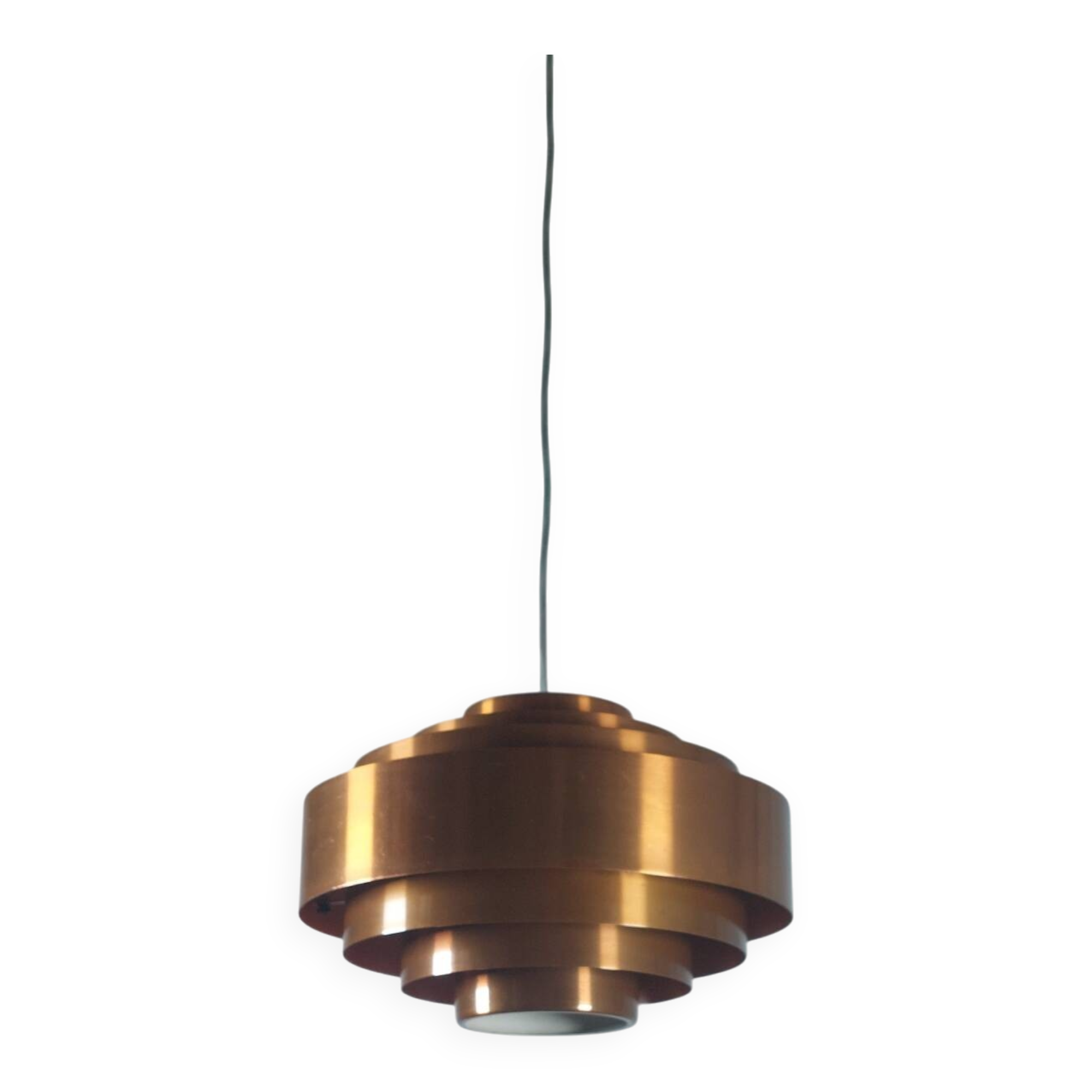 Suspension vintage mi-siècle Jo Hammerborg Ultra Copper Fog Morup