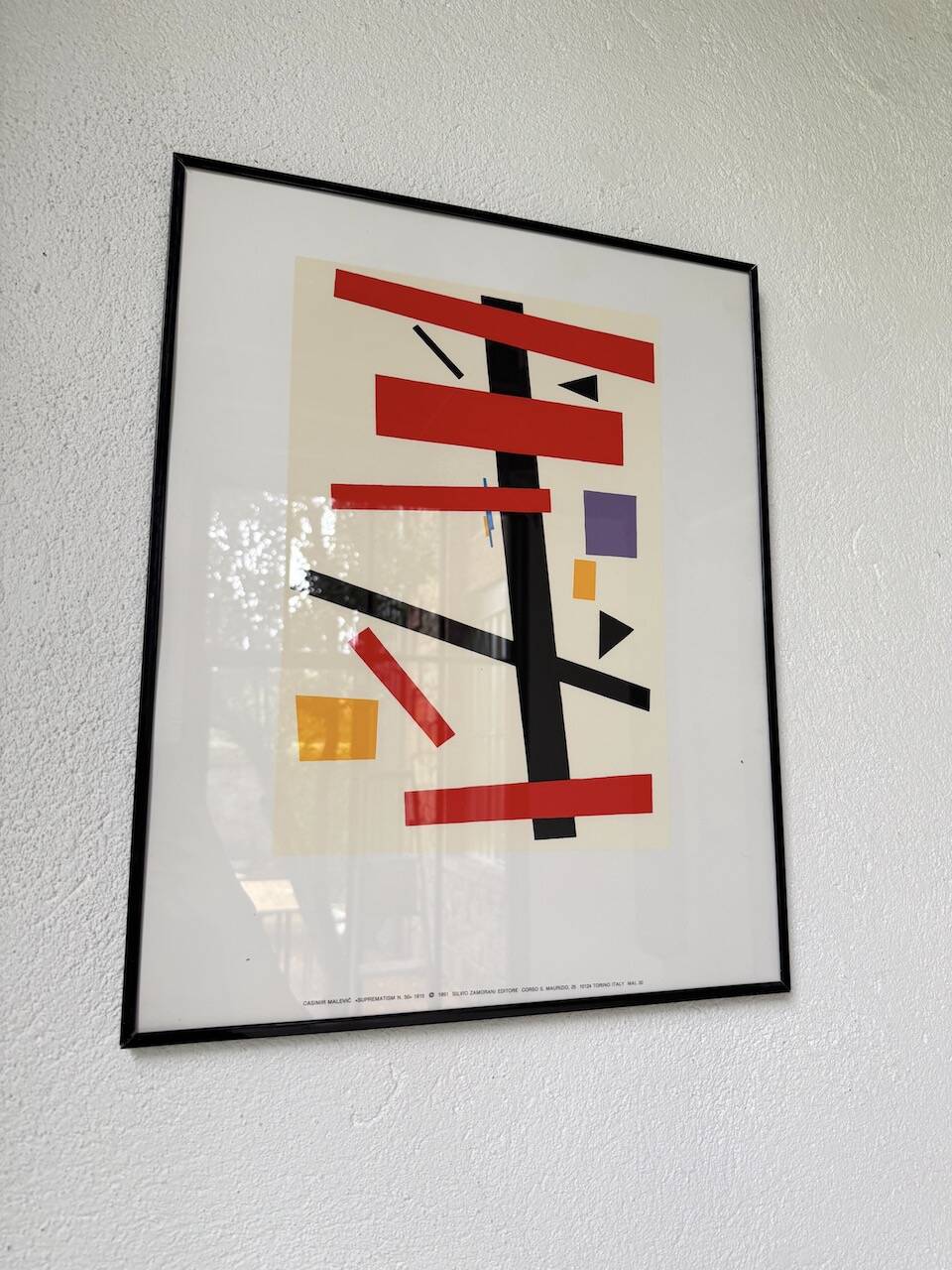 Set of 3 frames with Casimir Malevic lithographs