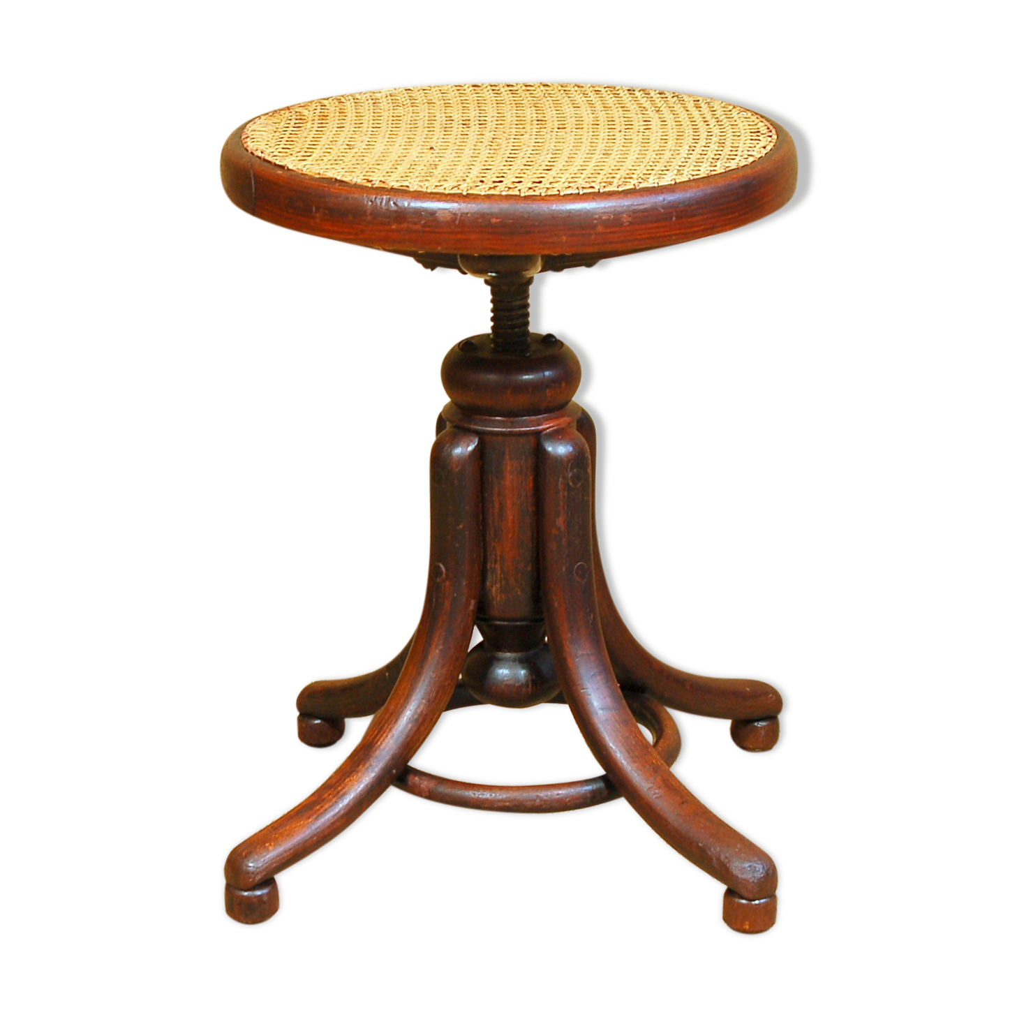 Tabouret piano Thonet Wien modèle N°1
