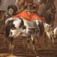 Flemish painting from the 17th century, hunting scene