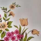 Large oval dish Gien model Floreal - vintage