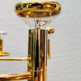 Massive brass chandelier