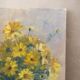 Still life with yellow flowers – oil on canvas signed H. Schramm – 46 x 3