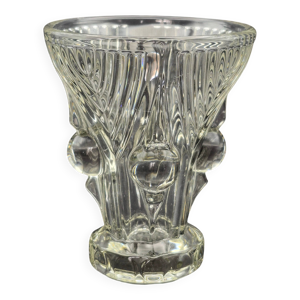 vase vintage en verre/cristal
