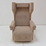 Comfortable armchair with wheels, Czechoslovakia, 1950's