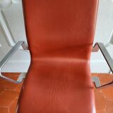 Oxford armchair by Fritz Hansen in walnut leather