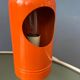 Ensemble (2) de lampes de table orange vintage
