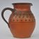 Gerhard Bauer Design Hand painted ceramic jug  18cm tall