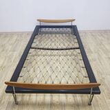 Bed, designed by Fred Ruf for Wohnbedarf, Switzerland, 1950s.