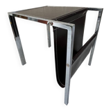 Magazine holder side table from the 70s