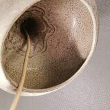 Small ceramic hanging lamp, by Danish Axel Larsen for his own company Axella,stamped inside the lamp