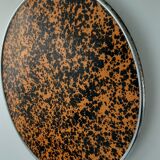 Round barber mirror with chain 29cm