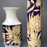 2 Royal Bavarian porcelain vases - KPM - Echt Cobalt