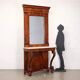 Console restoration in cherry wood Italy 19th century
