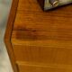 Vintage Scandinavian enfilade with metal legs.