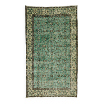 Turkish Anatolian Handmade Vintage Area Rug 198 cm x 113 cm