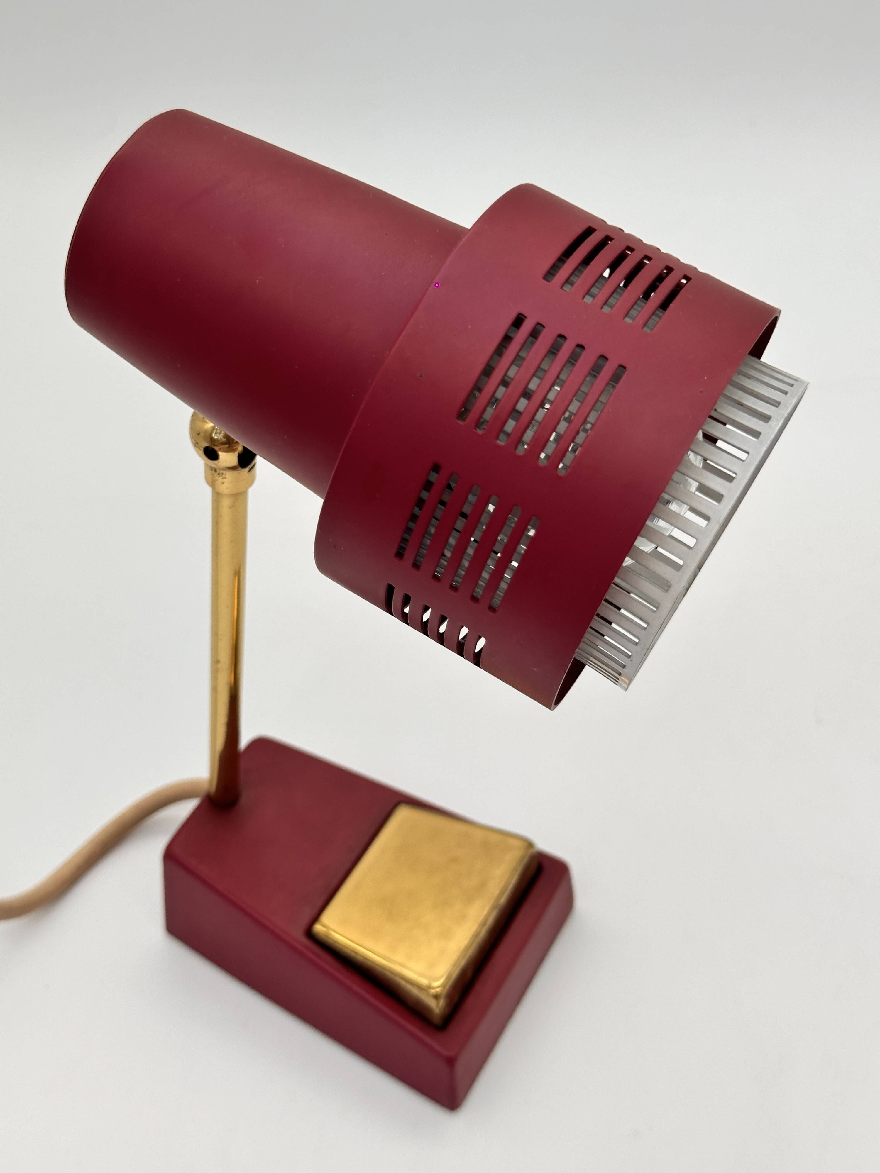 Pfäffle Leuchten table lamp 1960s, brass, adjustable shade