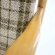 1960s Rare Mid-Century Modern Beech Wing Armchair by ÚLUV, Czechoslovakia