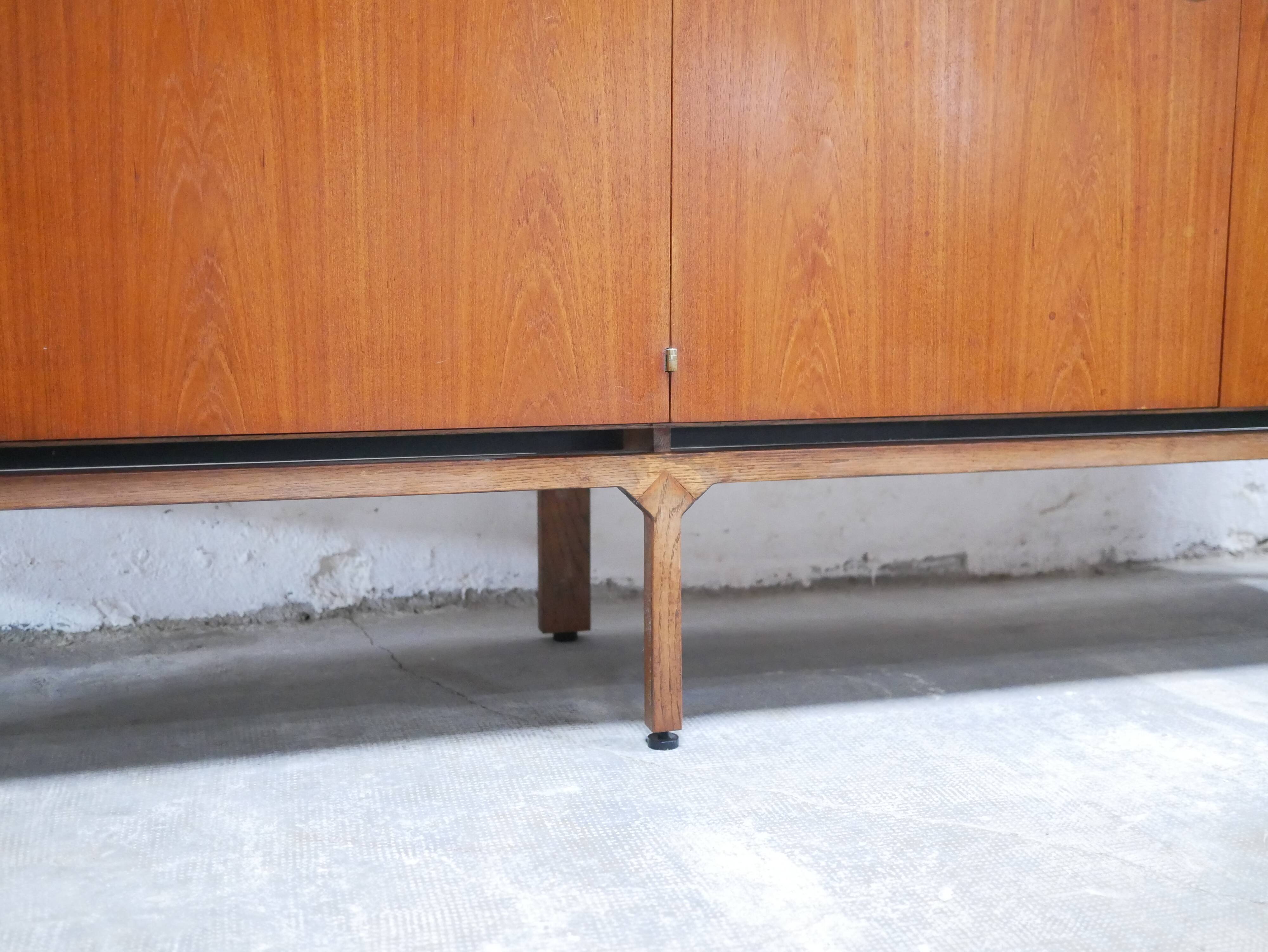 Teak enfilade by Gérard Guermonprez for Magnani editions
