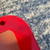 Miroir rectangulaire rouge vintage 35x45,5cm