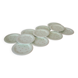 11 mint salt dessert plates