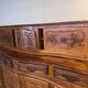 Carved solid walnut sliding buffet – Louis XV style