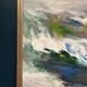 Large Original Swedish Oil on Canvas – “Abstract Composition” by Johny Colebring – 1978 – Signed – Vintage & Framed – 83×73 cm