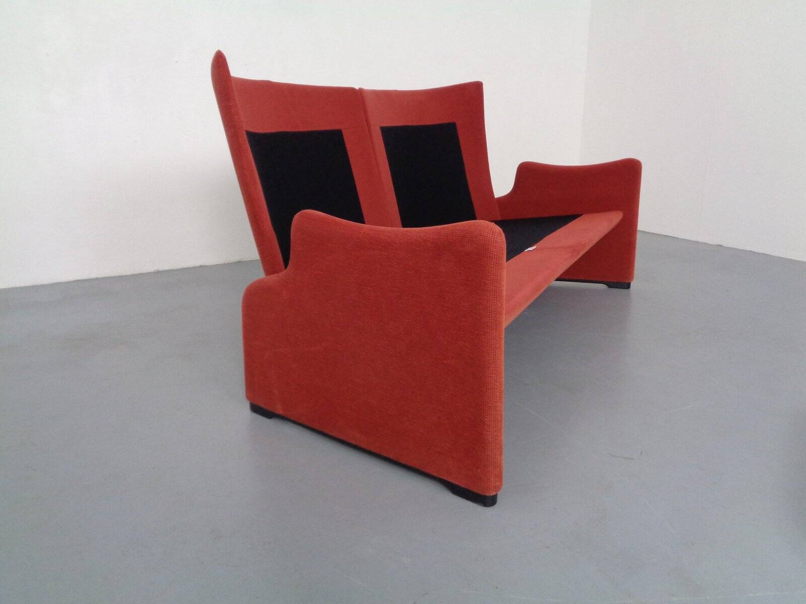 Vintage Two-Seater Palmaria Sofa by Vico Magistretti for Cassina, 1980s