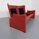 Vintage Two-Seater Palmaria Sofa by Vico Magistretti for Cassina, 1980s