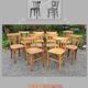 Lot 10 chairs bistro 40/50