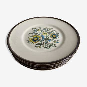 Set of five Plates Pagnossin