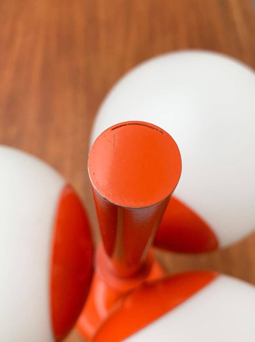 German table lamp from the mid-century space age by Kaiser Idell / Kaiser Leuchten.