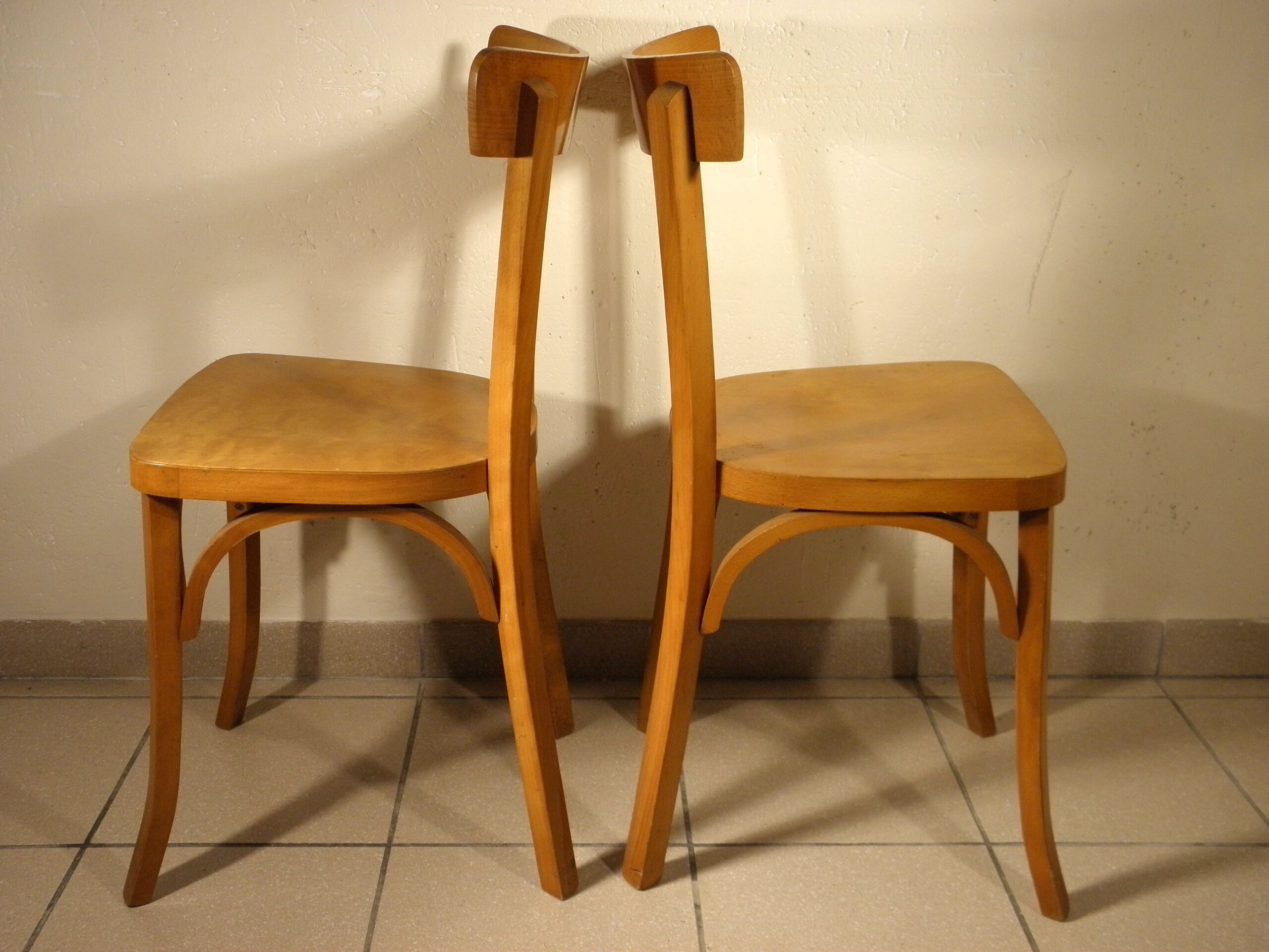 Pair of bistro chairs 1960