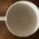 Cup and saucer earthenware Sarreguemines D.V. country décor and blue flowers