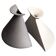 Pair of cream and grey ceramic vases from the 1970s