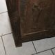 Sideboard with half-columns in walnut, Empire period.