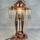 Lampe de table Jugendstil en cuivre