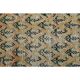 Tapis coureur vintage turc Oushak fait à la main en laine et coton orange 82x311