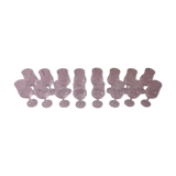16 verres ballons cristal bourgogne ou bordeaux
