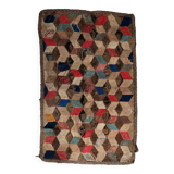 Tapis ancien fait main American Hooked 97cm x 154cm - 1C991