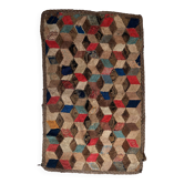 Tapis ancien fait main American Hooked 97cm x 154cm - 1C991