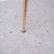Pair of brass and leather stools, Italy 1960