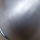 Lampe Bubble en aluminium brossé année 70