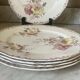 Set of five old flat plates Bisto England Model Anson Sp